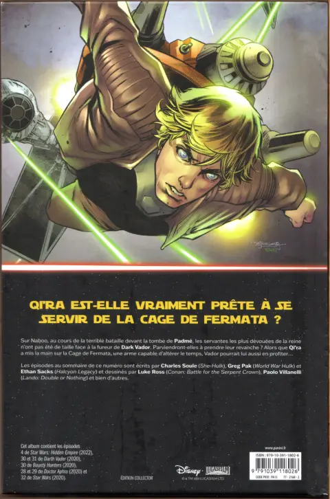 Verso de l'album Star Wars - Hidden Empire Tome 3/4