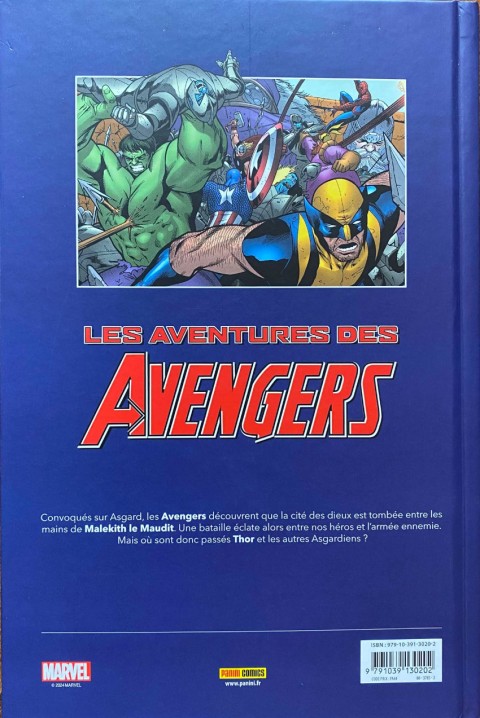 Verso de l'album Les aventures des Avengers 4 Par une nuit orageuse...