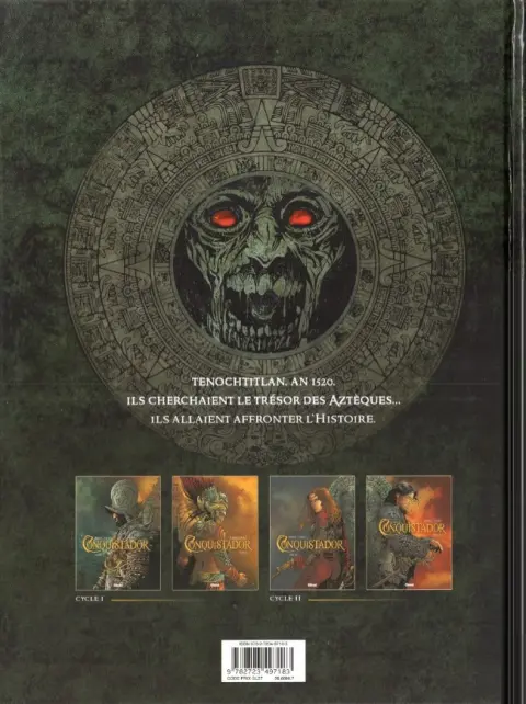 Verso de l'album Conquistador Tome IV