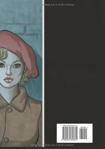 Verso de l'album D'Encre et de Sang Tome 1 Scénario et aquarelles