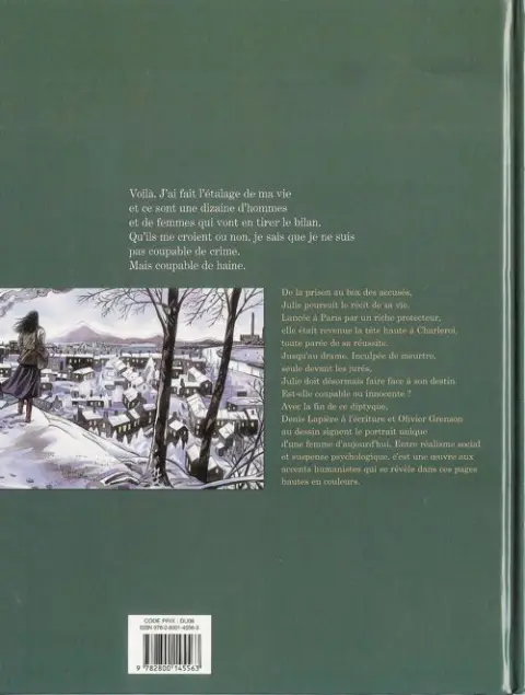 Verso de l'album La Femme accident Seconde partie