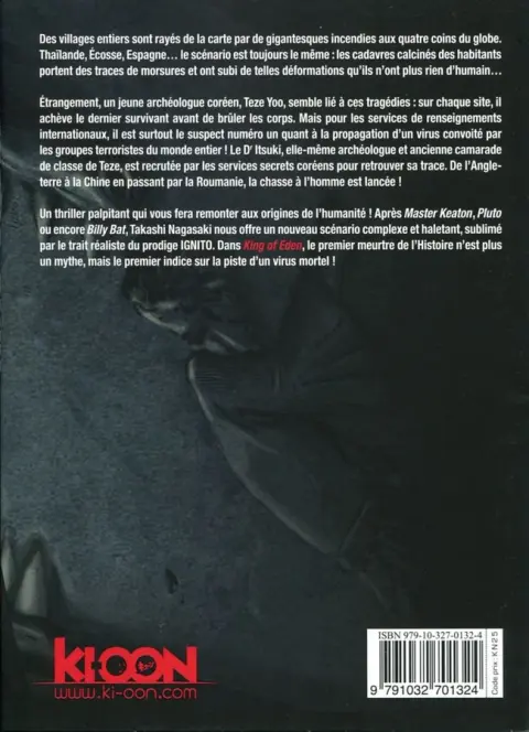 Verso de l'album King of Eden 01