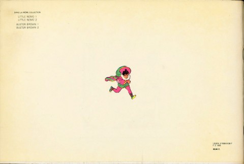 Verso de l'album Little Nemo 2