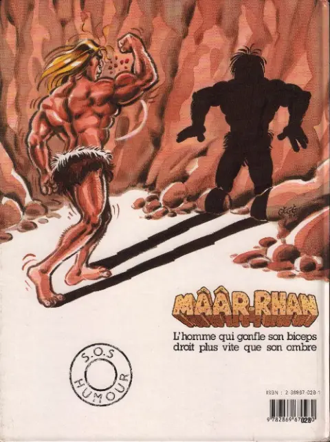 Verso de l'album Mââr-Rhan Attention Mââr-Rhan... veut faire évoluer l'humanité !