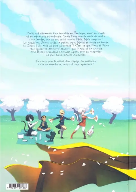 Verso de l'album Maliki Tome 7 Hanami