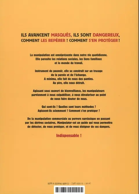 Verso de l'album Manipulator