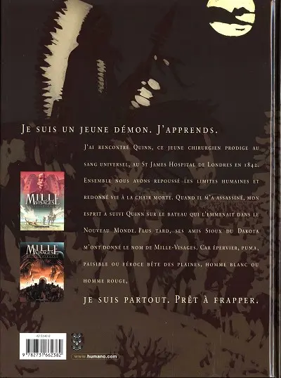 Verso de l'album Mille Visages Tome 3 L'échoppe du Démon