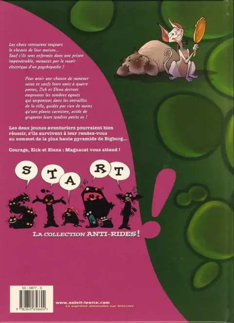 Verso de l'album Monster Allergy Tome 3 Magnacat