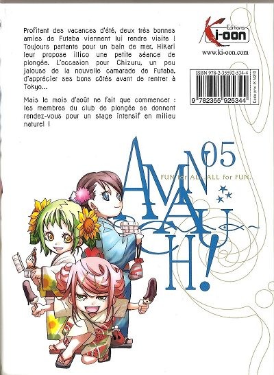 Verso de l'album Amanchu ! 5