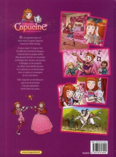 Verso de l'album Princesse Capucine Tome 1 L'apprentie princesse
