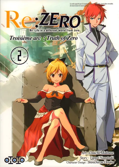 Re:Zero (Re : Life in a different world from zero) Troisième arc : Truth of Zero 2
