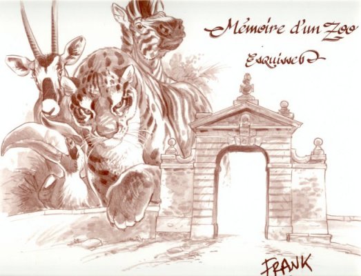 Couverture de l'album Zoo Mémoire d'un zoo, esquisses