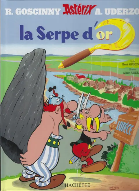 Couverture de l'album Astérix Tome 2 La serpe d'or