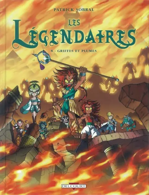 Couverture de l'album Les Légendaires Tome 8 Griffes et plumes