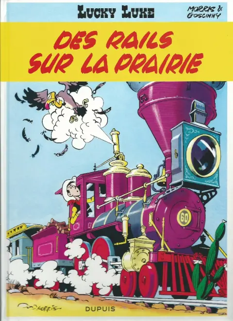 Couverture de l'album Lucky Luke Tome 9 Des rails sur la prairie