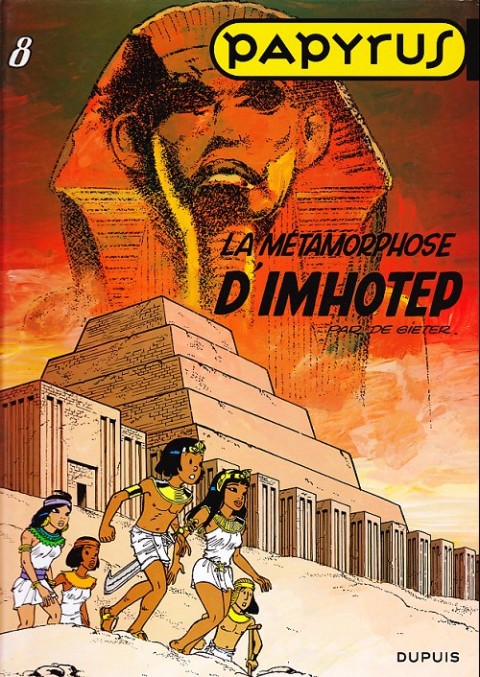 Couverture de l'album Papyrus Tome 8 La métamorphose d'Imhotep