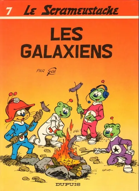 Couverture de l'album Le Scrameustache Tome 7 Les galaxiens