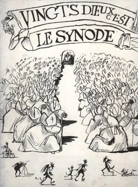 Couverture de l'album Vingt dieux c'est le synode Vingts dieux c'est le synode