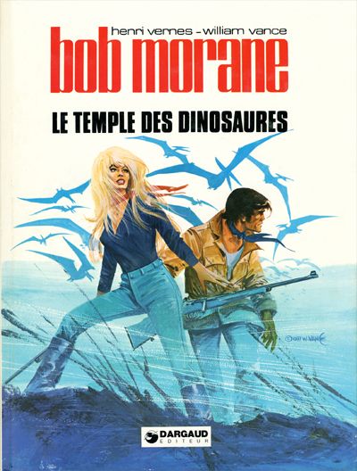Couverture de l'album Bob Morane Tome 24 Le temple des dinosaures