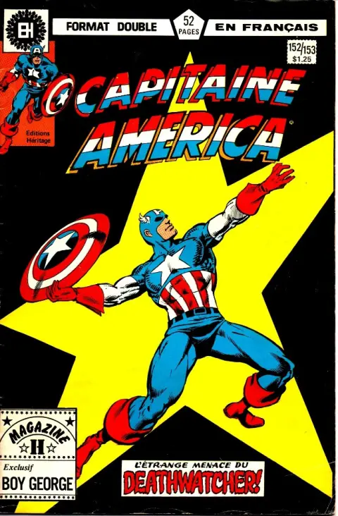 Capitaine America Tome 152 Deathwatcher ! Qui veille la mort !