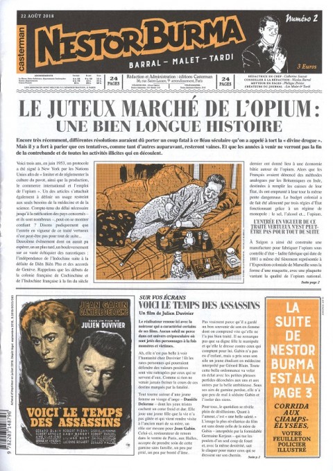 Couverture de l'album Nestor Burma Tome 11 Corrida aux Champs Elysées - Numéro 2
