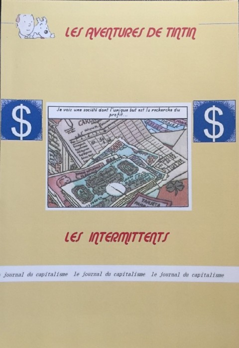 Couverture de l'album Tintin Les Intermittents
