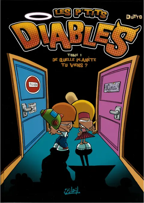 Couverture de l'album Les P'tits diables Tome 1 De quelle planète tu viens?
