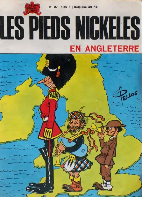 Couverture de l'album Les Pieds Nickelés Tome 27 Les Pieds Nickelés en Angleterre