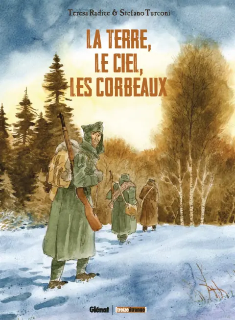La terre, le ciel, les corbeaux
