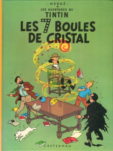 Couverture de l'album Tintin Tome 13 Les 7 boules de cristal