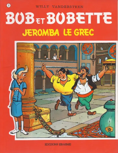 Couverture de l'album Bob et Bobette Tome 72 Jeromba le Grec