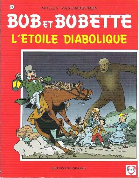 Couverture de l'album Bob et Bobette Tome 218 L'étoile diabolique