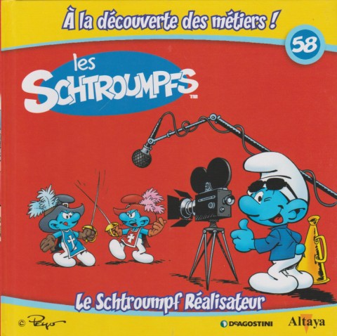 Couverture de l'album Les schtroumpfs - À la découverte des métiers ! 58 Le Schtroumpf Réalisateur