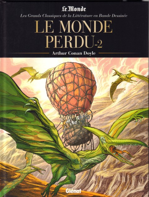 Couverture de l'album Les Grands Classiques de la littérature en bande dessinée Tome 20 Le Monde perdu - 2