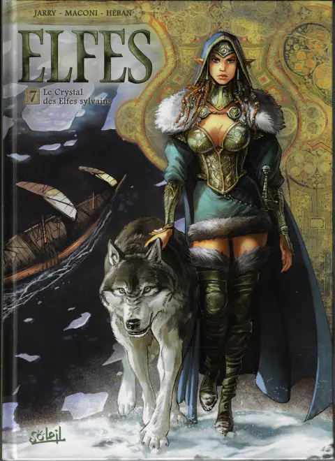 Couverture de l'album Elfes Tome 7 Le Crystal des Elfes sylvains