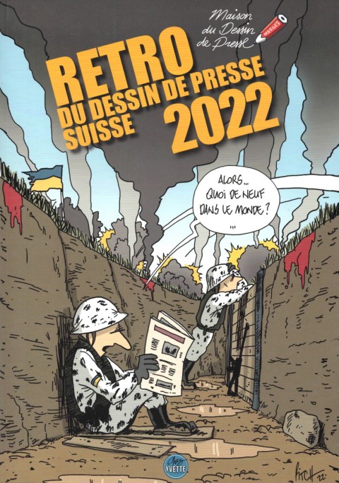 Couverture de l'album Rétro du dessin de presse suisse 2022