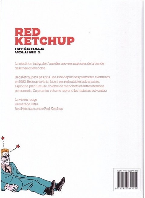 Verso de l'album Red Ketchup Intégrale Volume 1