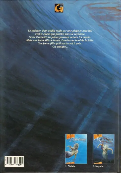 Verso de l'album Reflets d'écume Tome 2 Noyade