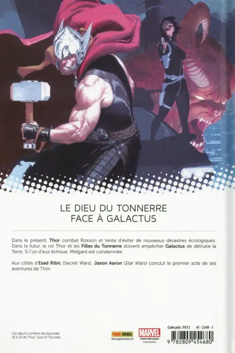 Verso de l'album Thor : Dieu du Tonnerre Tome 4 Les Dernières Heures de Midgard