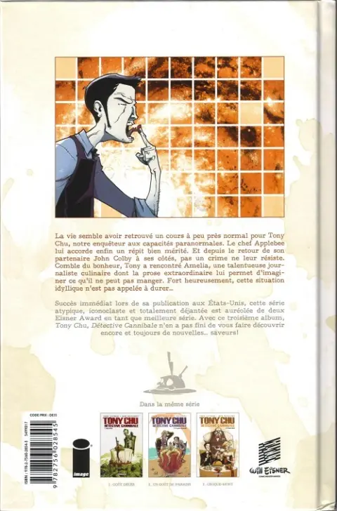 Verso de l'album Tony Chu - Détective cannibale Tome 3 Croque-mort