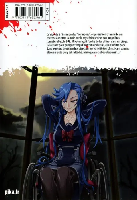 Verso de l'album Triage X 10