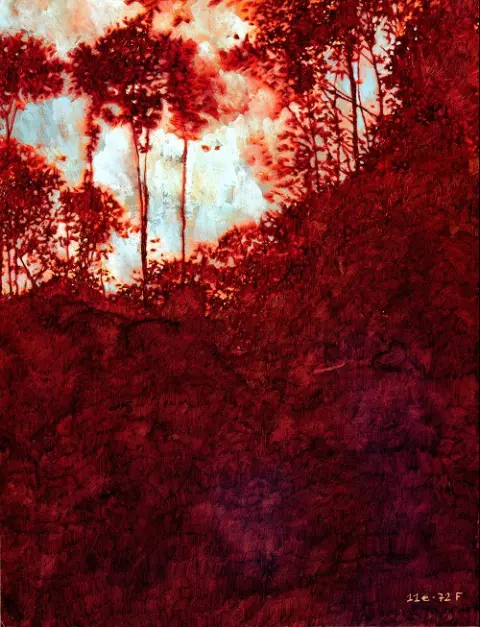 Verso de l'album Une année sans Printemps
