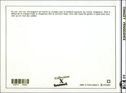 Verso de l'album Vengeance