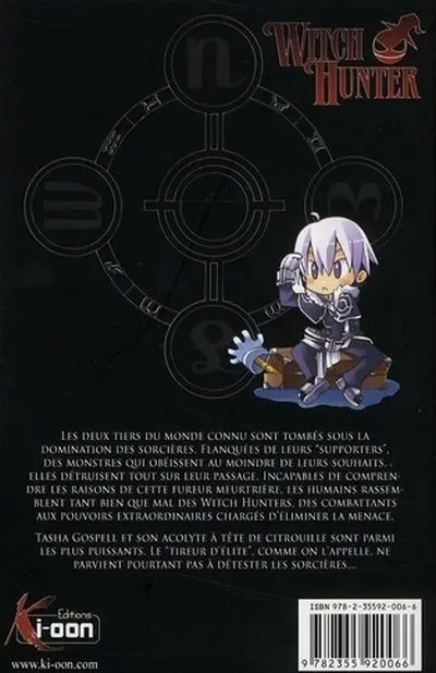 Verso de l'album Witch Hunter 1