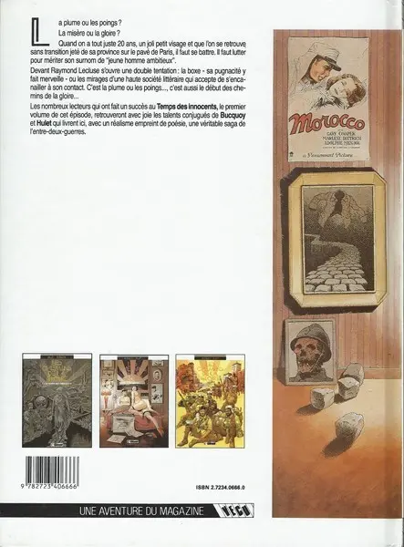 Verso de l'album Les Chemins de la gloire Tome 2 Un jeune homme ambitieux