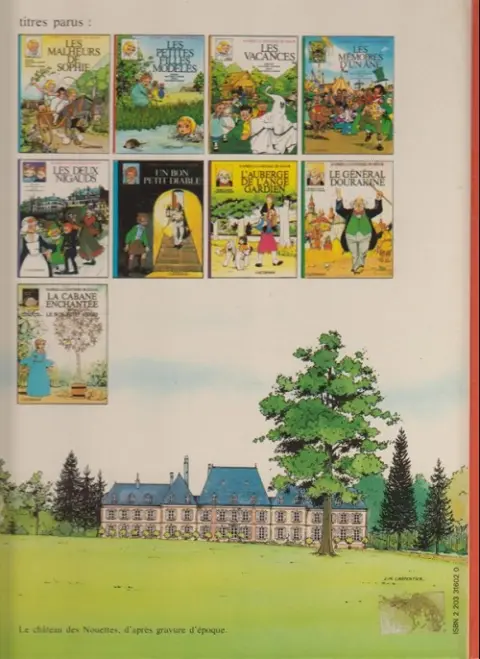 Verso de l'album Comtesse de Ségur Tome 2 Les petites filles modèles