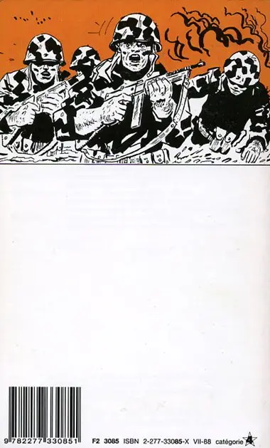 Verso de l'album Ernie Pike Tome 1 Premières chroniques