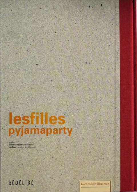 Verso de l'album Les Filles Tome 1 Pyjama party