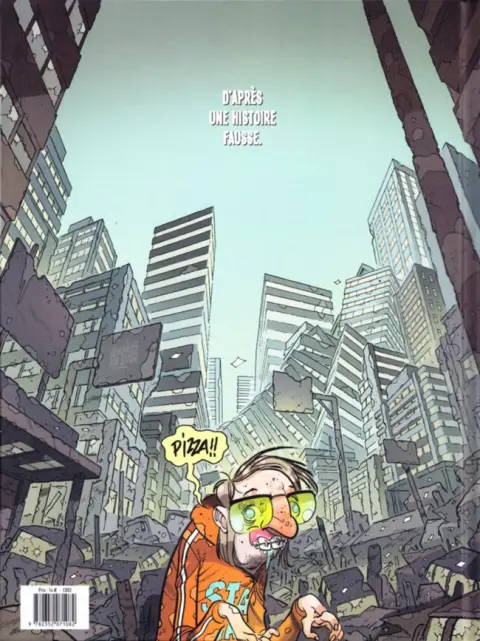 Verso de l'album Geek War Le Conflit de générations
