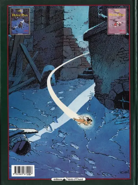 Verso de l'album Peter Pan Tome 1 Londres